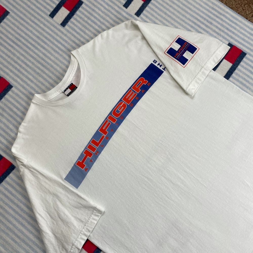 Vintage Tommy Hilfiger Athletic Gear short sleeve tee shirt - Picture 4 of 9